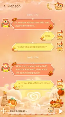 Thanksgiving Bear android App screenshot 2